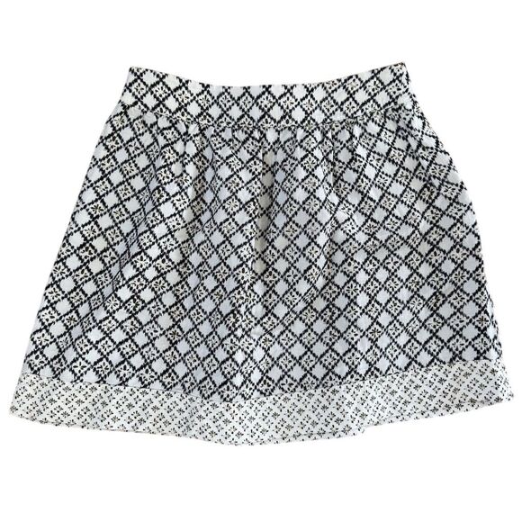 LOFT Women's Geometric Skirt Size 4 with Pockets - Picture 6 of 8